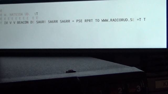 Decoding QRPP Radio Rud Beacon SA6RR with 0.5 Watt смотреть онлайн