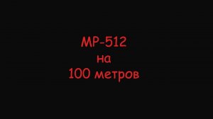 МР 512 стрельба на 100 метров
