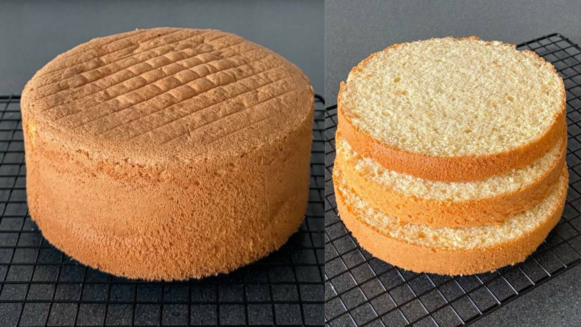 Шифоновый ВАНИЛЬНЫЙ БИСКВИТ - мягкий, нежный, с бархатистой текстурой! смотреть онлайн