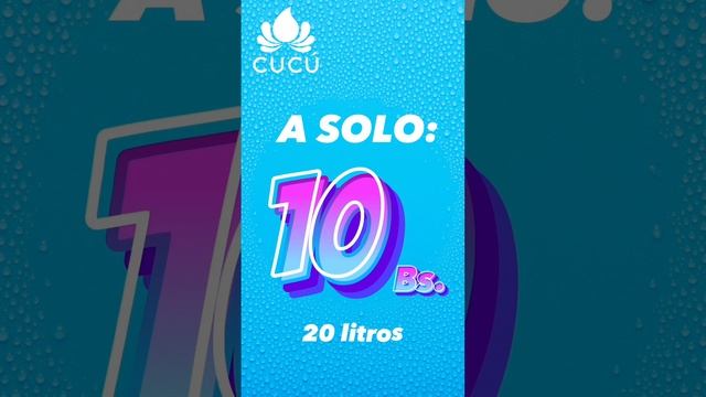 Adquirí tu agua 💦 CUCÚ, directamente en planta, a precio de fábrica. A tan solo 10 bs. смотреть онлайн
