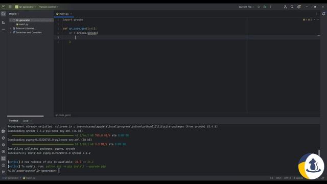5. Создаем генератор QR кода используя Python #qr #python #пайтон #qrcode смотреть онлайн
