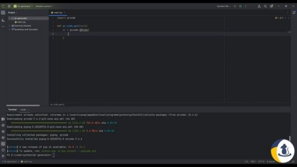 5. Создаем генератор QR кода используя Python #qr  #python #пайтон #qrcode