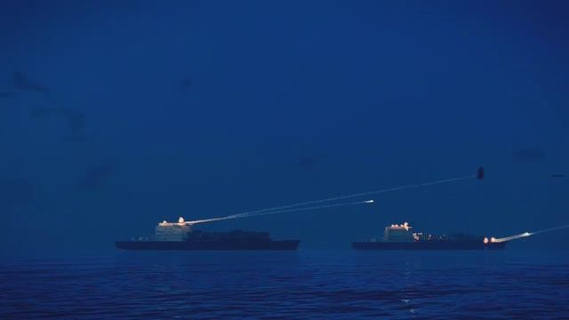 shock the world! US cargo ship carrying 15,000 tons of fuel oil destroyed by Russian Yak-141 смотреть онлайн