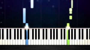 Indila - Dernière Danse - SLOW EASY Piano Tutorial by PlutaX