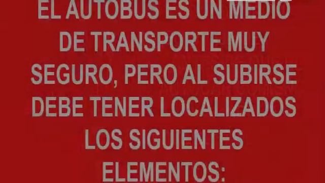 CONSEJOS Y NORMAS EN AUTOBUSES LEDA смотреть онлайн