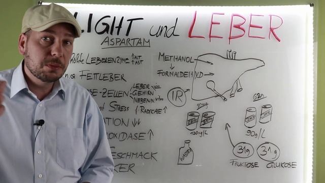 ASPARTAM Light Produkte und der Leber-Stoffwechsel Methanol Formaldehyd Fettleber Fibrose Gluthatio смотреть онлайн