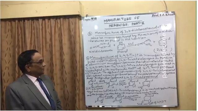 Lecture- 930Topic-INDUSTRIAL MANUFACTURE OF HERBICIDES.P-II смотреть онлайн