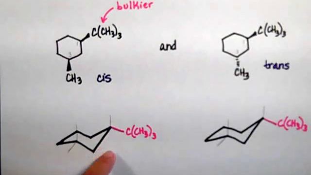 Problem 5: cis and trans 1-tertbutyl-3-methylcyclohex.mp4 смотреть онлайн