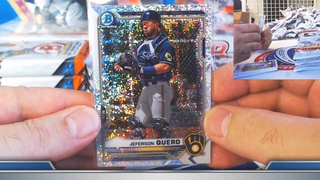 PART 1 (JUMBO CASE + 5 SAPPHIRE) - 2021 Bowman Draft + Sapphire (24 Box) Player Break 02/25/2 смотреть онлайн