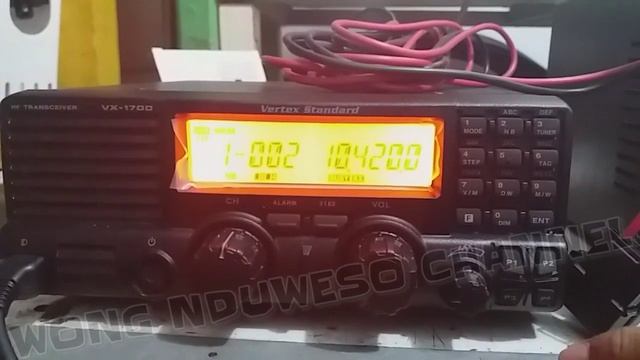 Setting frekuensi SSB Vertex Standard VX-1700 смотреть онлайн