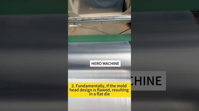 What do if the mold head can‘t be adjusted when blowing LDPE film using the standard method? смотреть онлайн