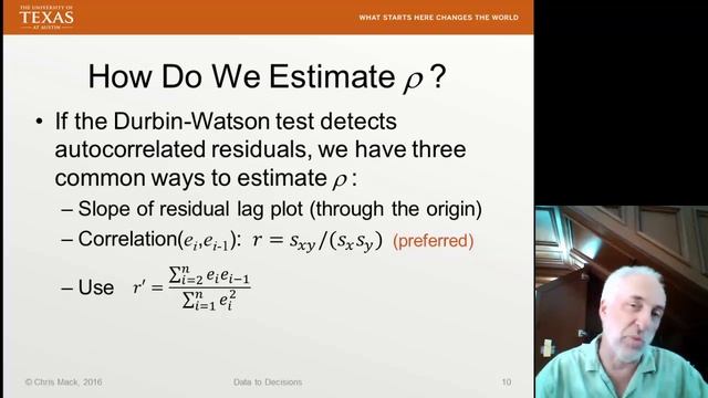 Lecture39 (Data2Decision) Autocorrelation in Time Series смотреть онлайн