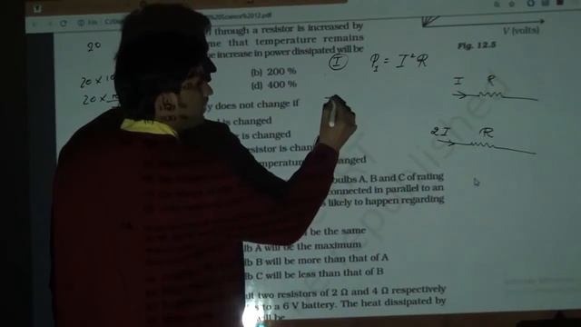 If the current I through a resistor is increased by 100% (assume that temperature смотреть онлайн
