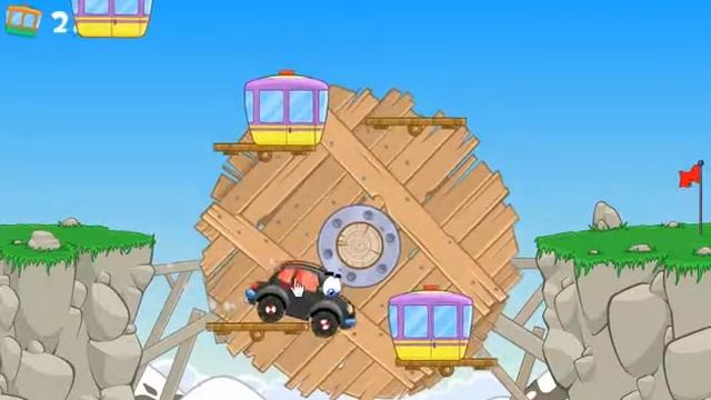 Прохождение игры Wheely (Вилли) 1 часть.