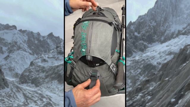 Раница ТАШЕВ Eiger 40 кратко описание на характеристиките; TASHEV Eiger 40 backpack review смотреть онлайн
