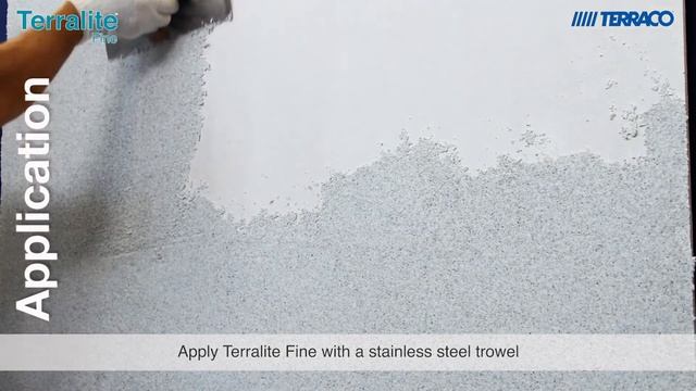TERRALITE FINE (ТЕРРАЛИТ ФАЙН) - НАНЕСЕНИЕ смотреть онлайн