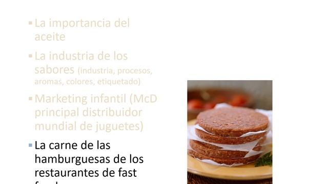 Diapo tema 2 B. Patrones de consumo alimentario: fast food смотреть онлайн