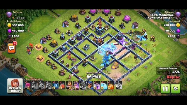 3 star attack strategy with electro dragons (TH13). | CLASH OF CLANS смотреть онлайн