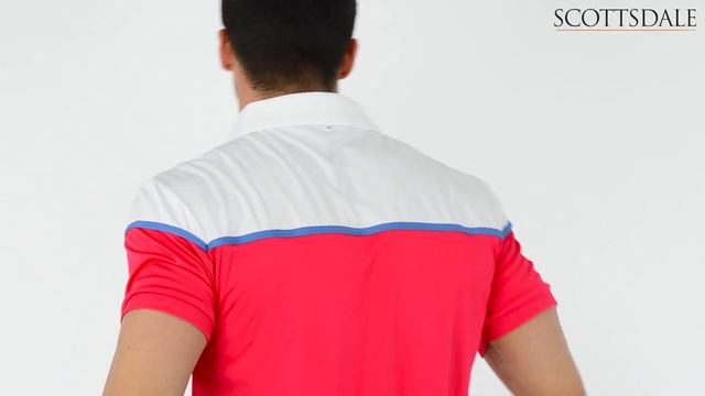 J Lindeberg Arkell TX Polo Shirt Coral смотреть онлайн