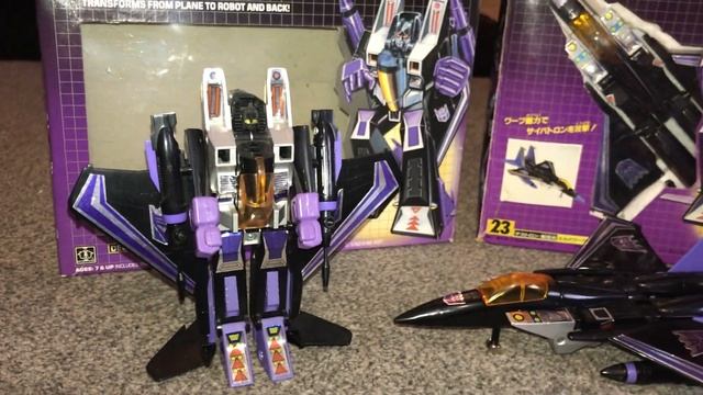 Transformers G1 Skywarp, Vintage, Original, 1984, Seeker, Generations, Japan, Takara, Mib, Mexican,
