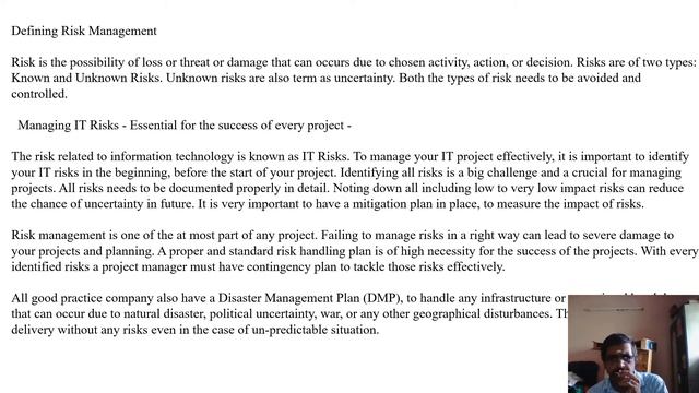 Defining Risk Management for an SAP Project. смотреть онлайн