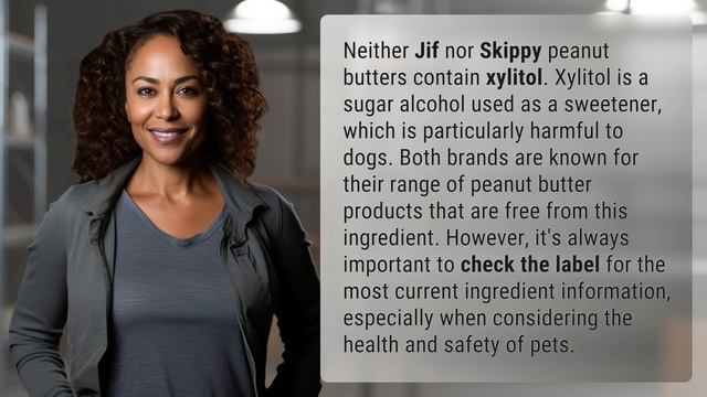 Does Jif or Skippy contain xylitol? смотреть онлайн
