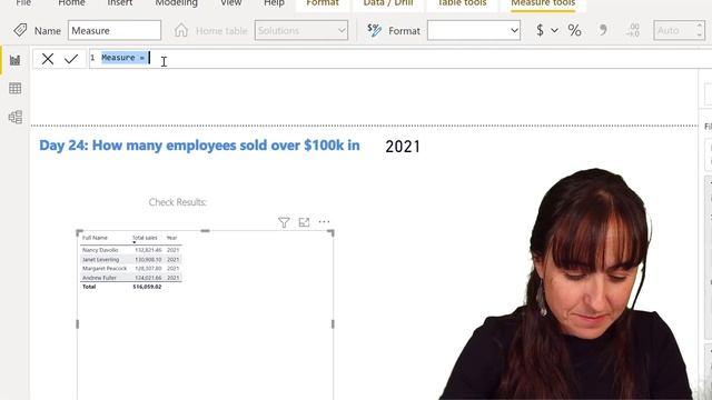 D24 How many employees sold over $100k? | 25 Days of DAX Fridays! Challenge смотреть онлайн