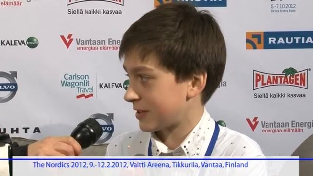 Roman Galay won bronce medal in Novice Boys at the Nordics 2012 смотреть онлайн