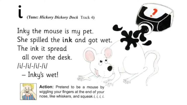 Jolly Phonic song ' i ' sound. Inky the mouse смотреть онлайн
