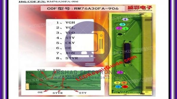 RM76A30FA-906 COF Datasheet - Arshad Electronics