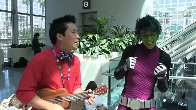 ANIME EXPO 2015 - Beast Boy's Song to Terra! (Teen Titans Go!) with Chris Villian смотреть онлайн