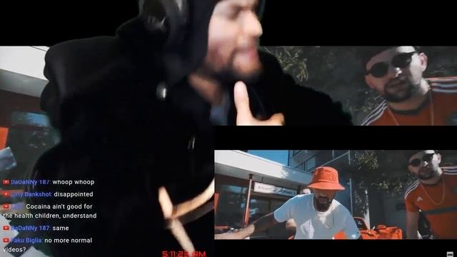 LIVE DEUTSCH RAP MIAMI YACINE - KOKAINA LIVE reaction смотреть онлайн