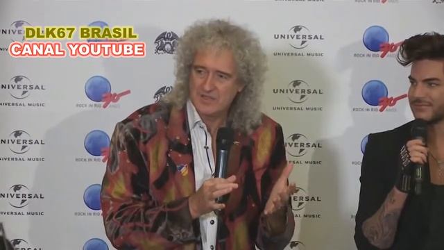Queen + Adam Lambert Rock in Rio Press Conference 10th September 2015 смотреть онлайн