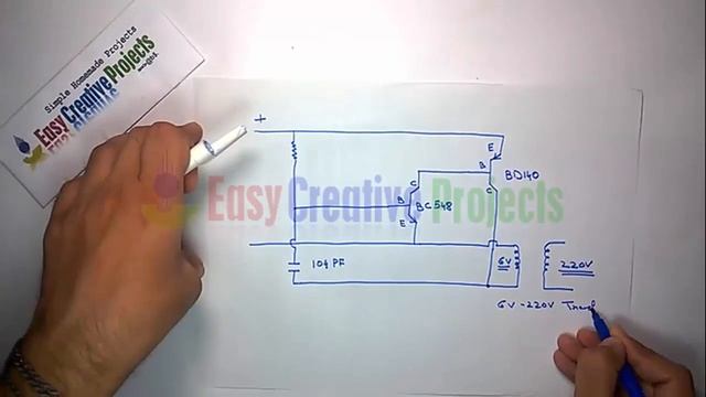 How to run 220v energy saver on 1.5v - easy step by step with circuit diagram смотреть онлайн