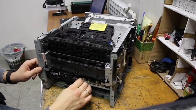 HP LaserJet P2055dn Laser Printer Замена термопленки