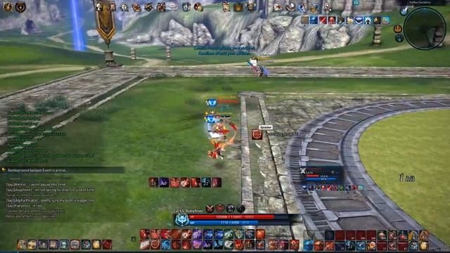 TERA online archer vs warrior PVP (Ruby vs Terru) смотреть онлайн