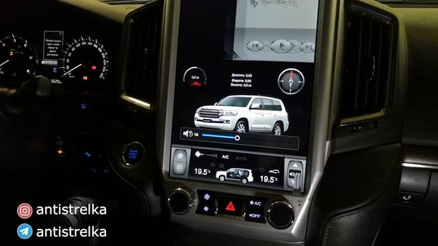 Установка и обзор магнитолы Tesla для Toyota Land Cruiser 200 2015+ Carmedia ZF-1829H DSP смотреть онлайн