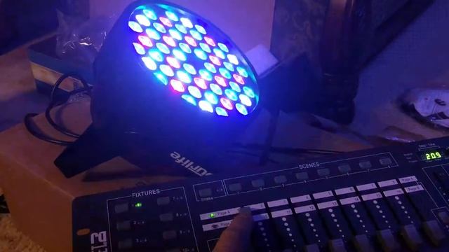 Chauvet Obey 40 controller with eyourlife par 54 led problems смотреть онлайн