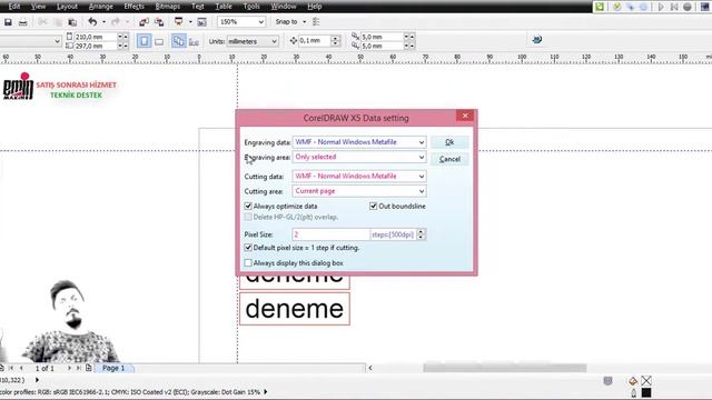 COREL LAZER DE KAZIMA VE KESİM YAPARKEN YAŞANAN UYUMSUZLUK смотреть онлайн