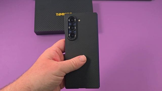 Galaxy Z Fold 6 Thinborne Aramid Fiber Case Review: Thinnest Case