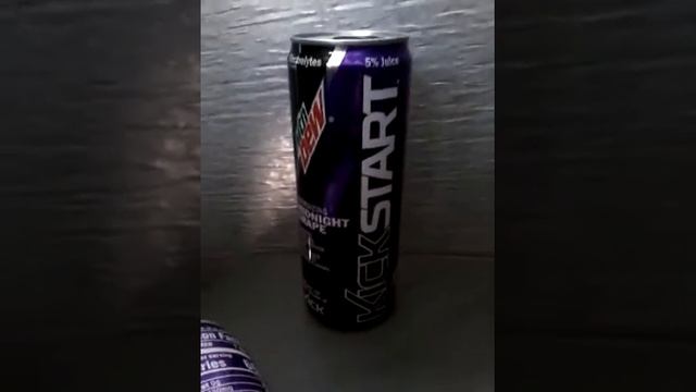 KickStart Mountain Dew Midnight Grape can Dew Juice Caffeine Combined смотреть онлайн