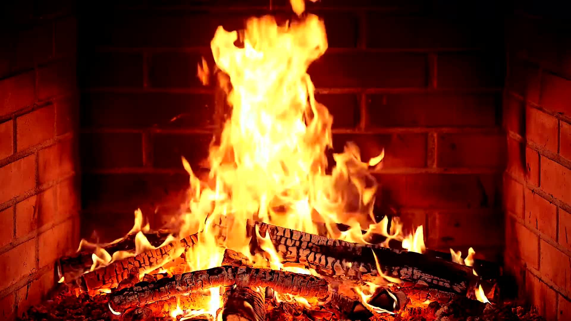 Камин огонь смотреть онлайн