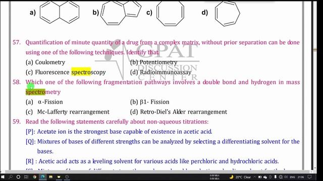 Spectroscopy Questions in GPAT 2000 - 2021 | Important mcqs on spectroscopy for niper and Gpat 2023 смотреть онлайн