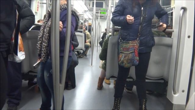 Athens Metro: Hyundai Rotem-Siemens (3rd generation) ride смотреть онлайн