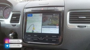 Андроид магнитола Carmedia SL-V802 для Touareg NF на замену RNS 850