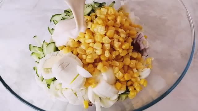 Супер вкусный и простой САЛАТ с пекинской капустой смотреть онлайн