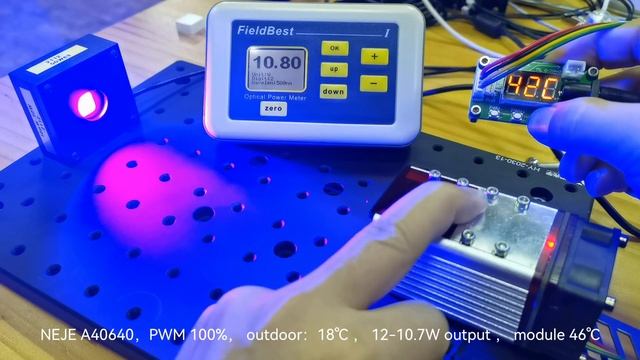 NEJE A40640 Laser Engraver / Cutter Module Optical Power Output 10-12W смотреть онлайн