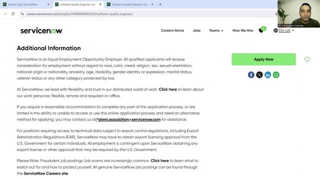 ServiceNow Jobs | QA Hiring | #itjobs| RD Technical Learning смотреть онлайн