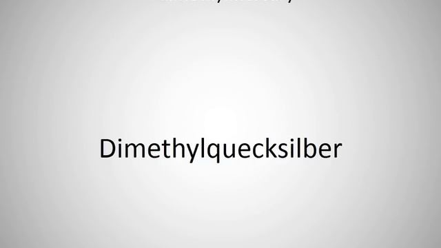 How to say dimethylaniline DMA in German? смотреть онлайн