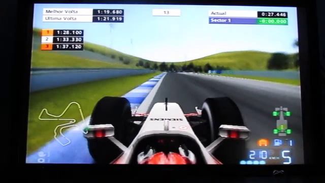 Desafio de tempo Jerez- F1 2006 PS2 смотреть онлайн
